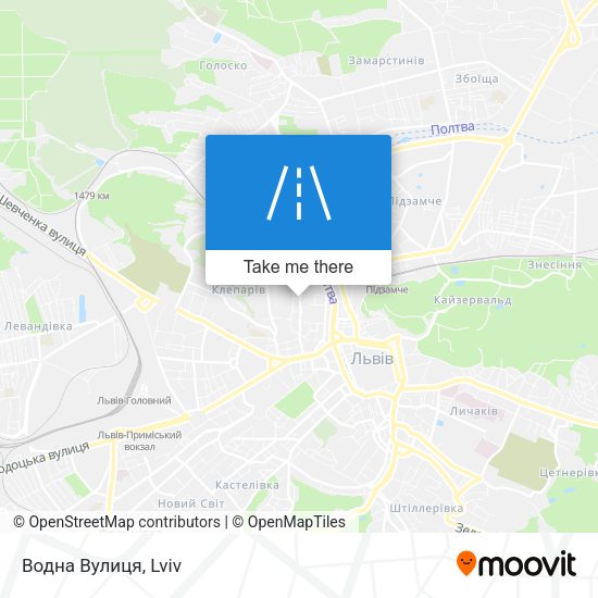 Водна Вулиця map