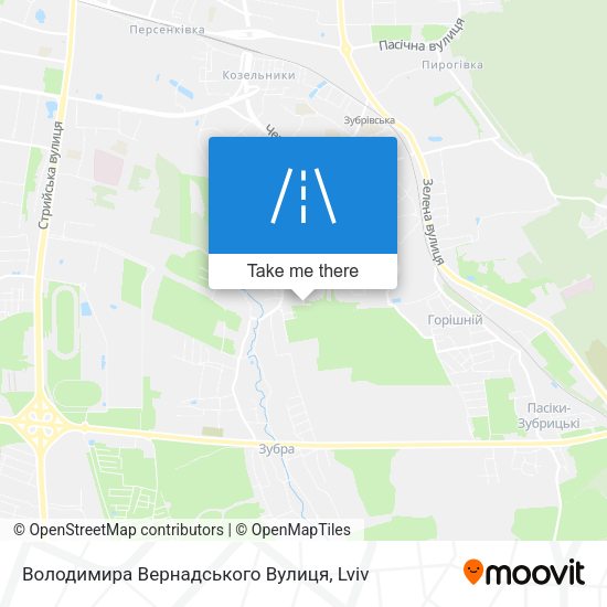 Володимира Вернадського Вулиця map