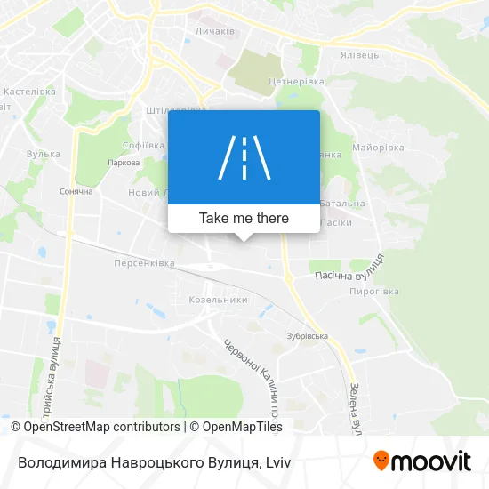 Карта Володимира Навроцького Вулиця