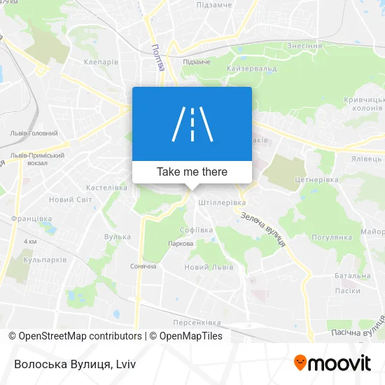 Карта Волоська Вулиця