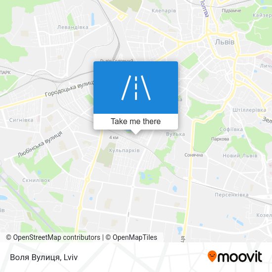 Воля Вулиця map