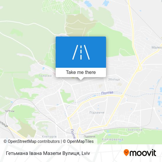 Гетьмана Івана Мазепи Вулиця map