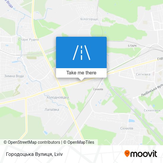 Городоцька Вулиця map