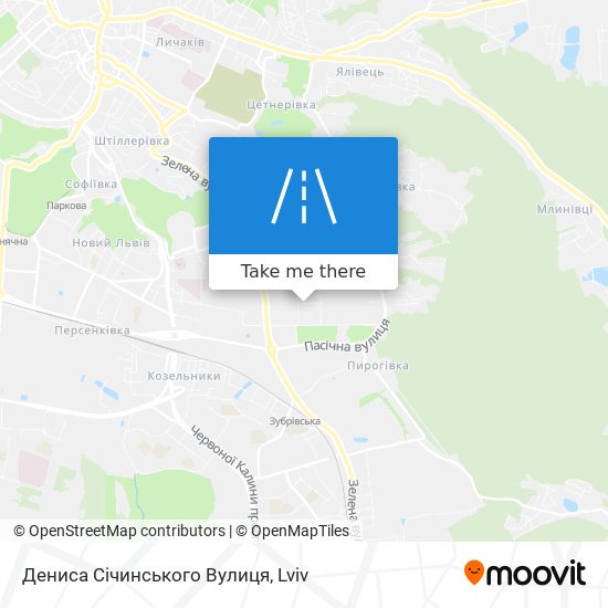 Дениса Січинського Вулиця map