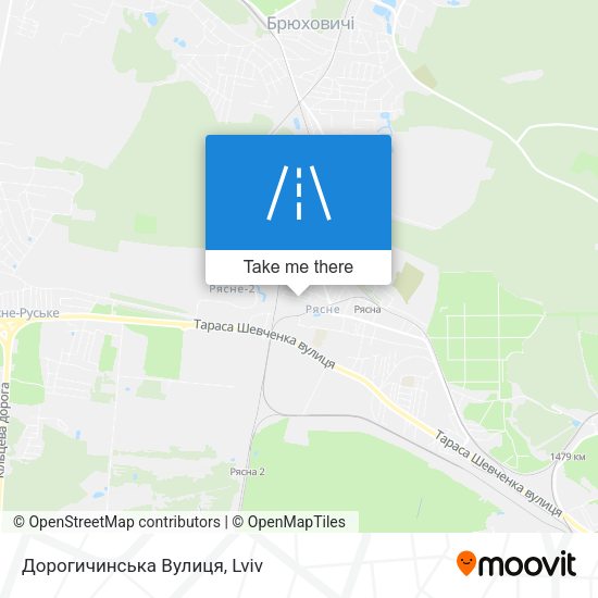 Дорогичинська Вулиця map