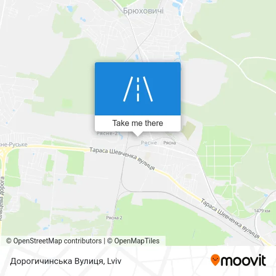 Дорогичинська Вулиця map