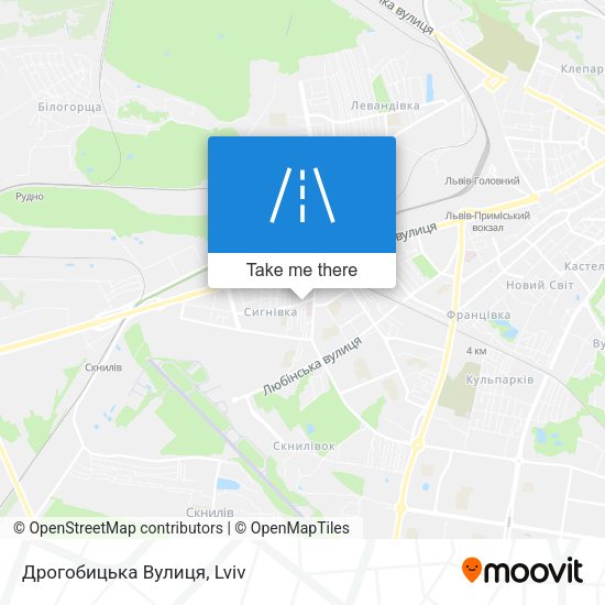 Дрогобицька Вулиця map
