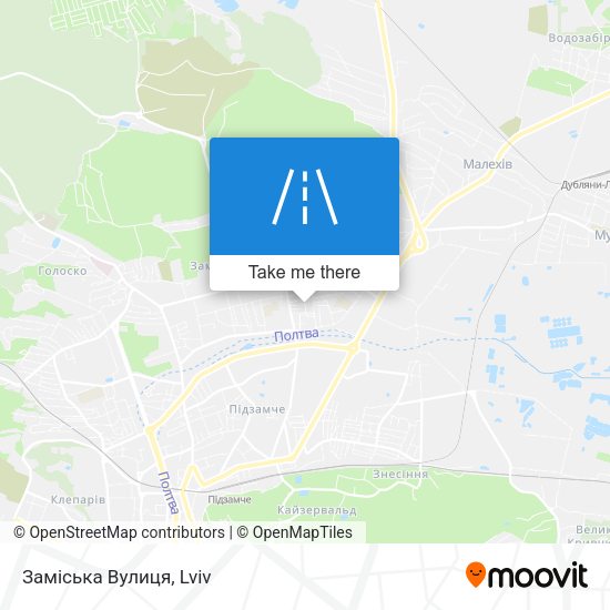 Заміська Вулиця map