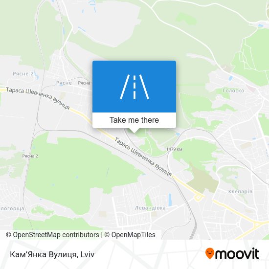 Кам’Янка Вулиця map