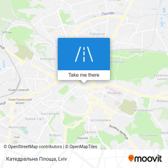 Карта Катедральна Площа