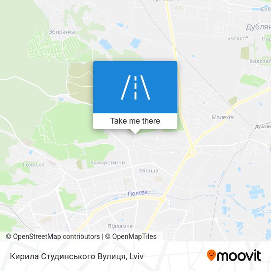 Кирила Студинського Вулиця map