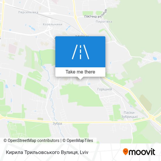 Кирила Трильовського Вулиця map