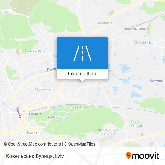 Ковельська Вулиця map
