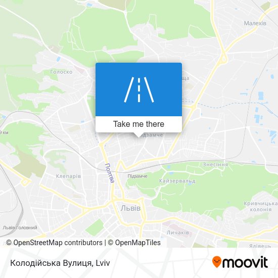 Колодійська Вулиця map