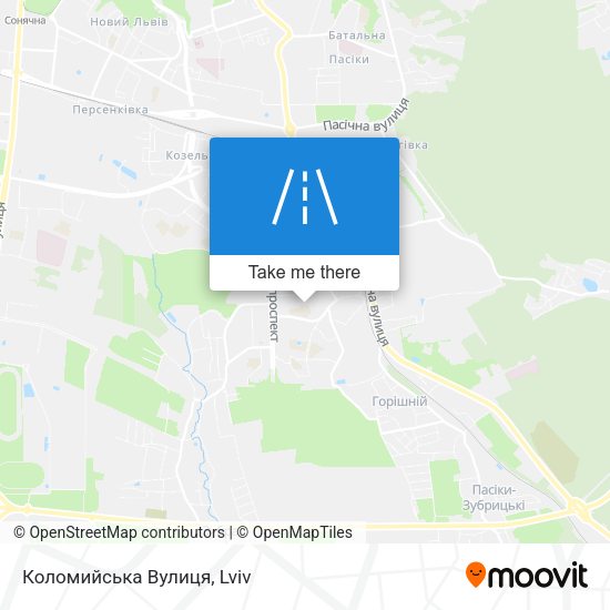 Коломийська Вулиця map