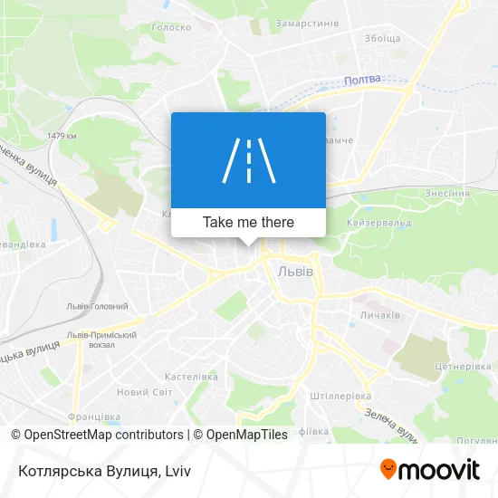 Котлярська Вулиця map