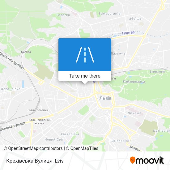 Крехівська Вулиця map