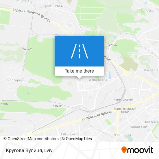 Карта Кругова Вулиця