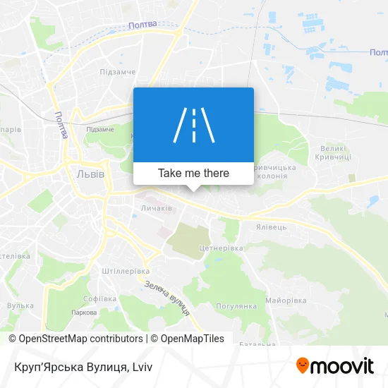 Круп’Ярська Вулиця map