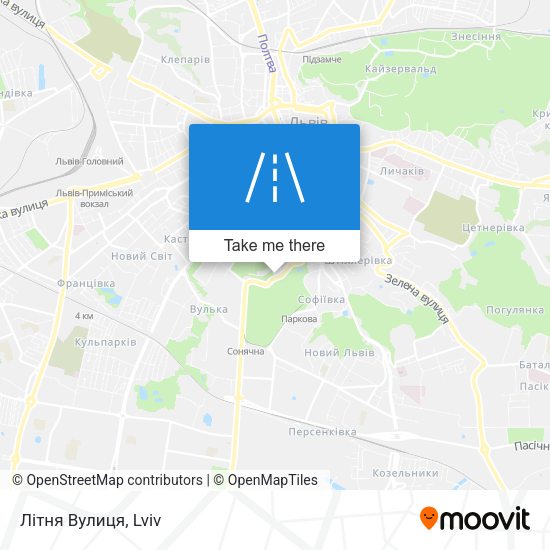 Літня Вулиця map