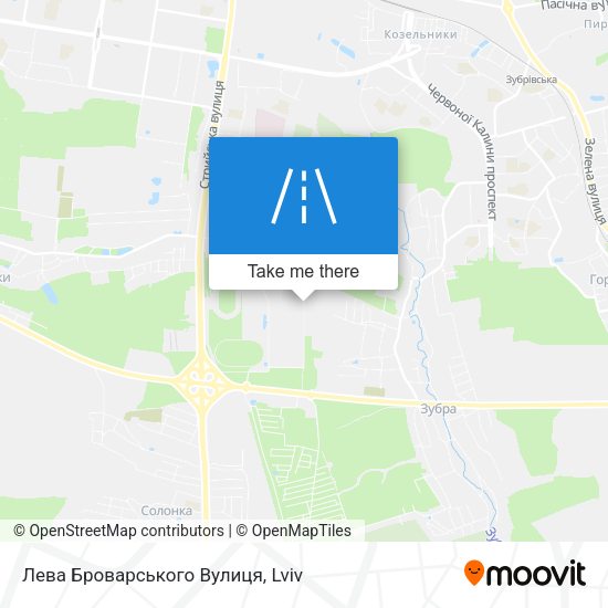 Лева Броварського Вулиця map