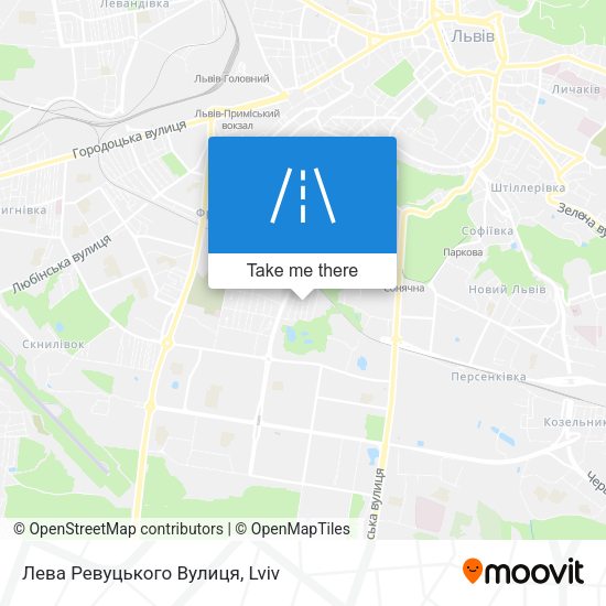 Лева Ревуцького Вулиця map