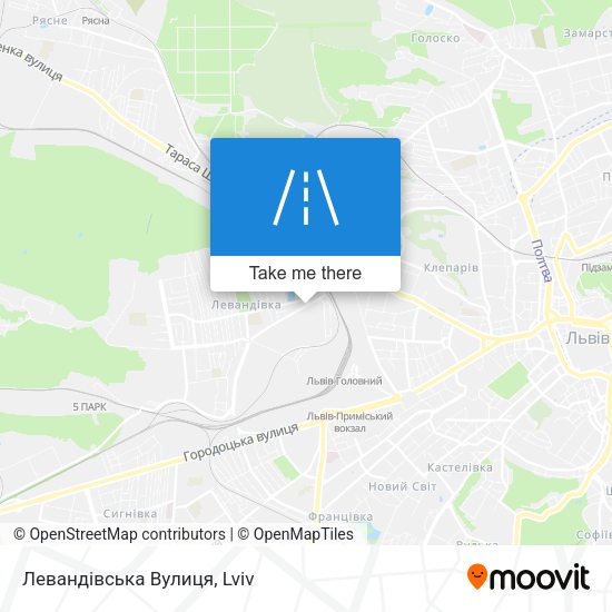 Левандівська Вулиця map