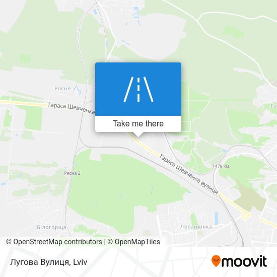 Лугова Вулиця map