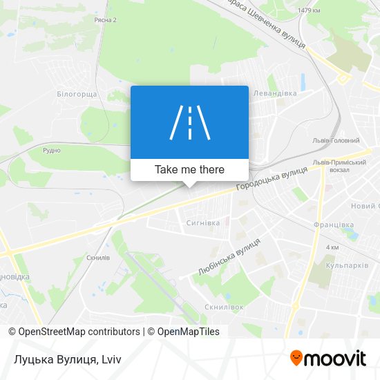 Луцька Вулиця map
