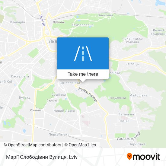 Марії Слободівни Вулиця map