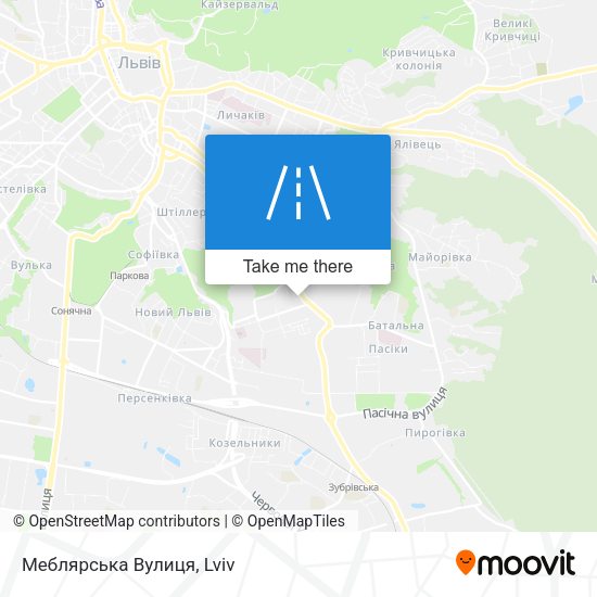 Меблярська Вулиця map