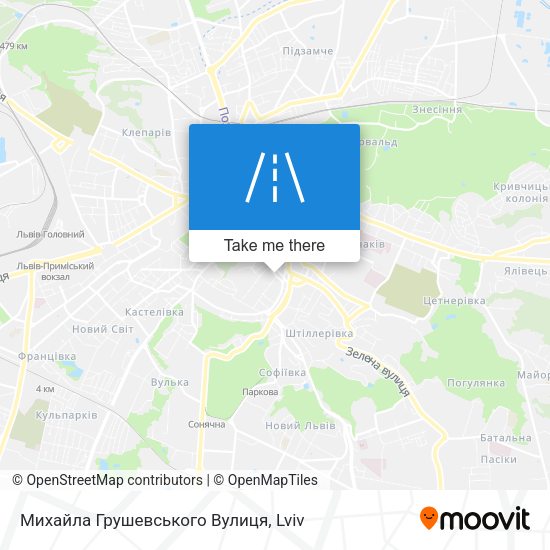 Михайла Грушевського Вулиця map