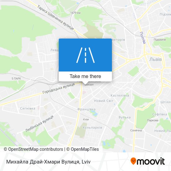 Михайла Драй-Хмари Вулиця map