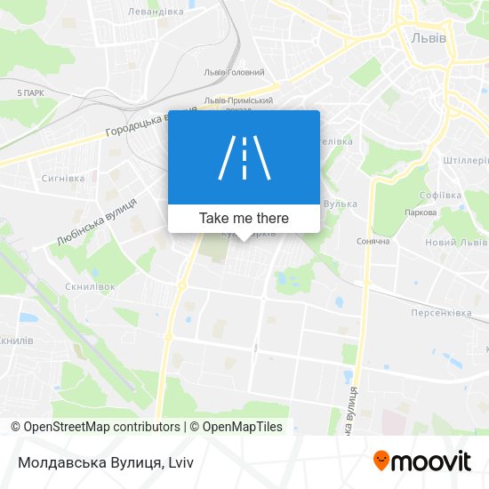 Молдавська Вулиця map