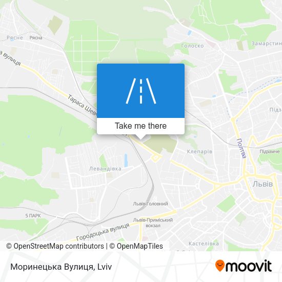 Моринецька Вулиця map