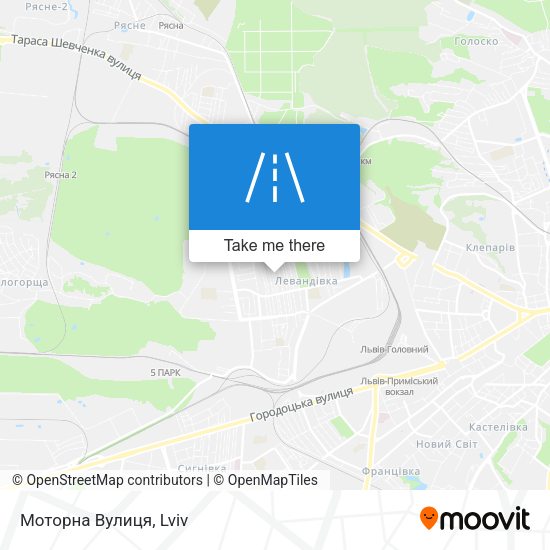 Моторна Вулиця map