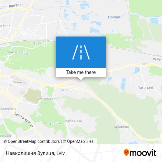 Навколишня Вулиця map
