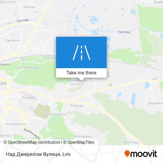 Над Джерелом Вулиця map