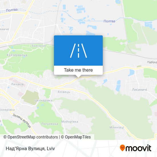 Над’Ярна Вулиця map
