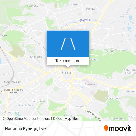 Насипна Вулиця map