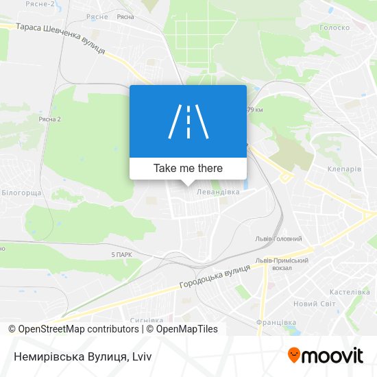 Немирівська Вулиця map