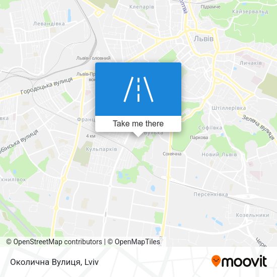 Околична Вулиця map