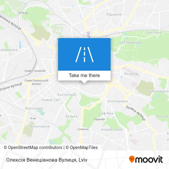 Карта Олексія Венеціанова Вулиця