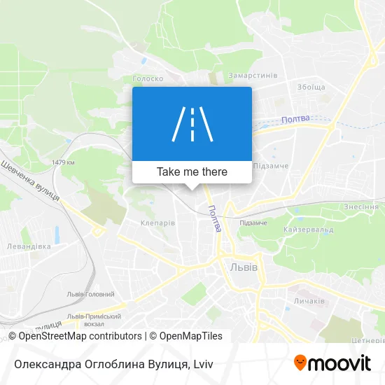 Карта Олександра Оглоблина Вулиця
