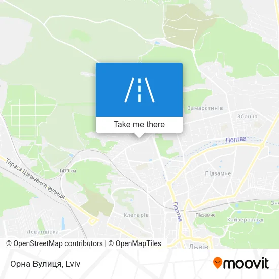 Карта Орна Вулиця