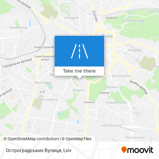 Остроградських Вулиця map