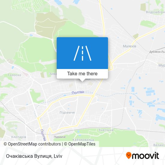 Очаківська Вулиця map
