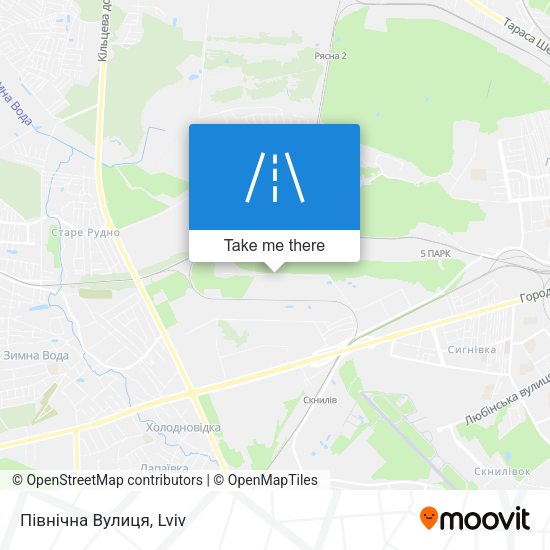 Північна Вулиця map