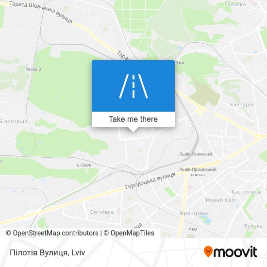 Пілотів Вулиця map