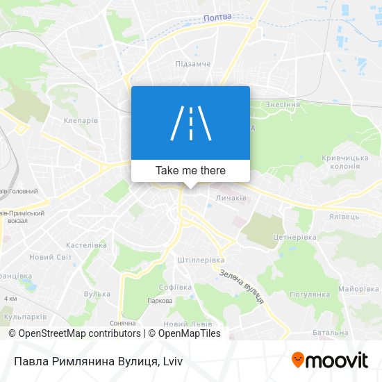 Павла Римлянина Вулиця map